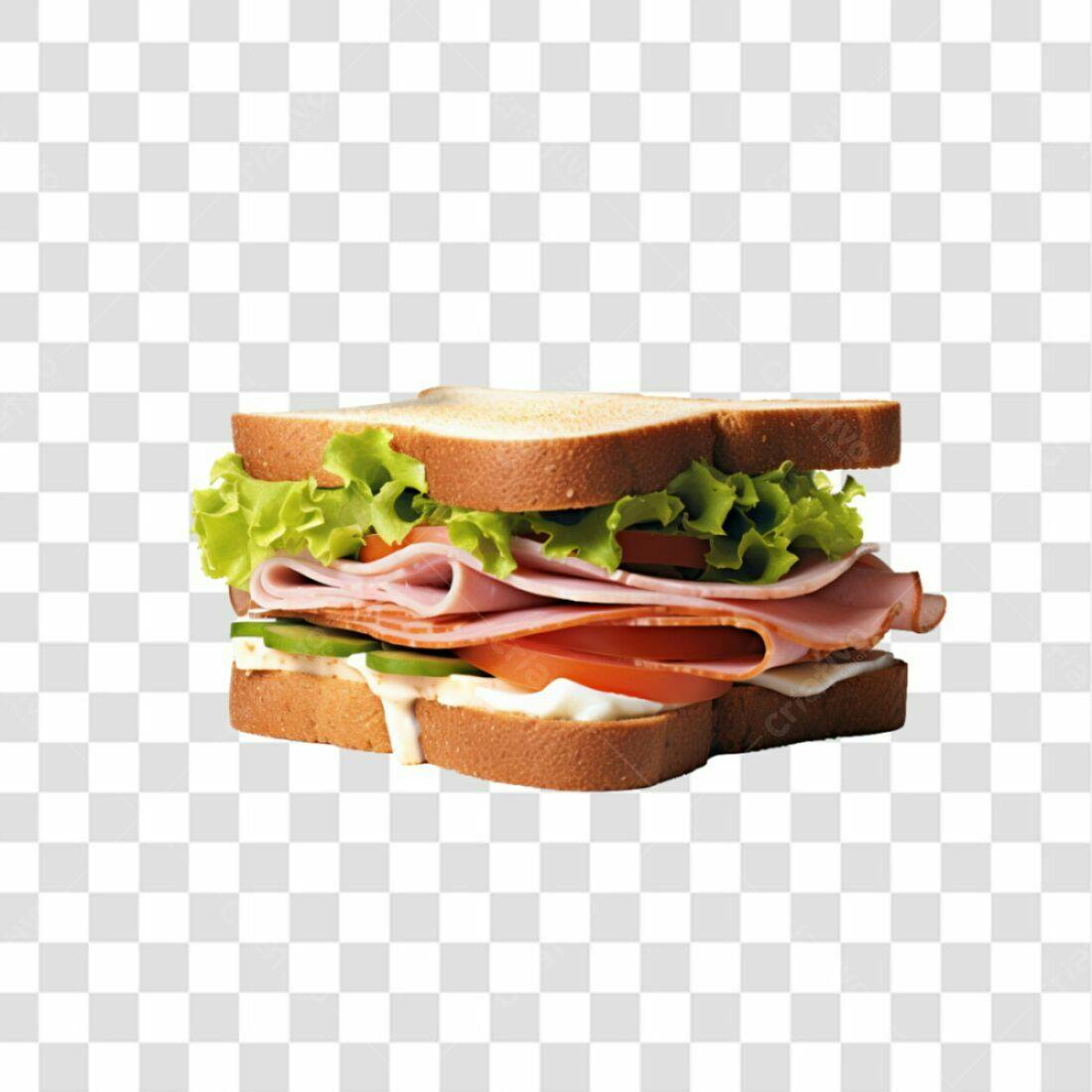 Imagem Sanduíche PNG com fundo transparente