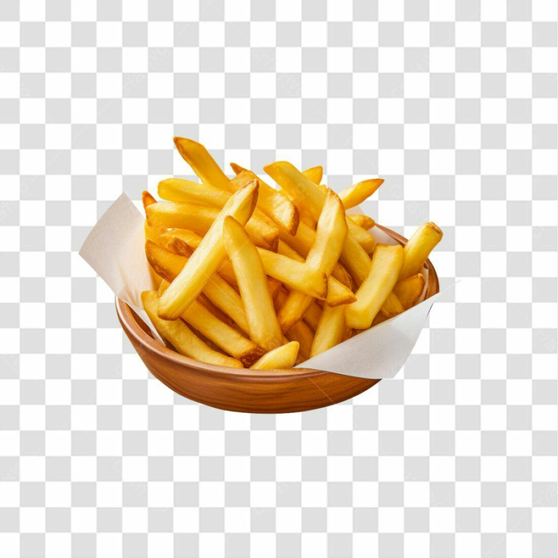 Icone Batata Frita PNG com fundo transparente