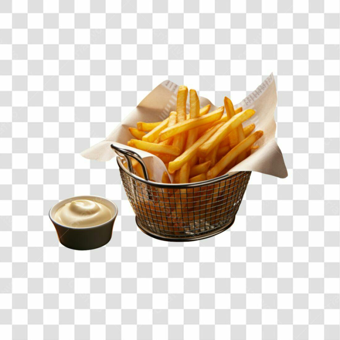 Icone Batata Frita PNG com fundo transparente