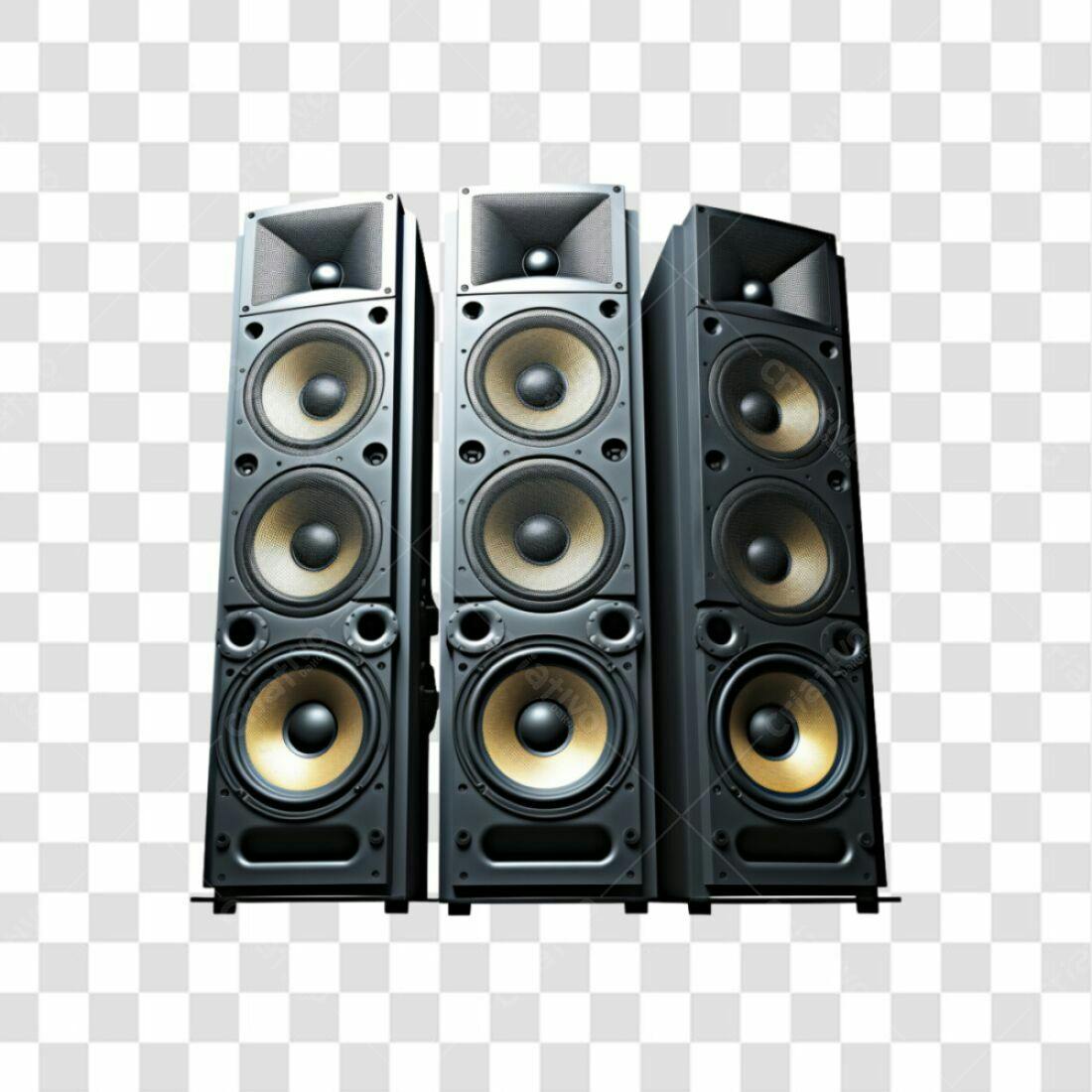 Icone de Sistema de Som PNG com fundo transparente
