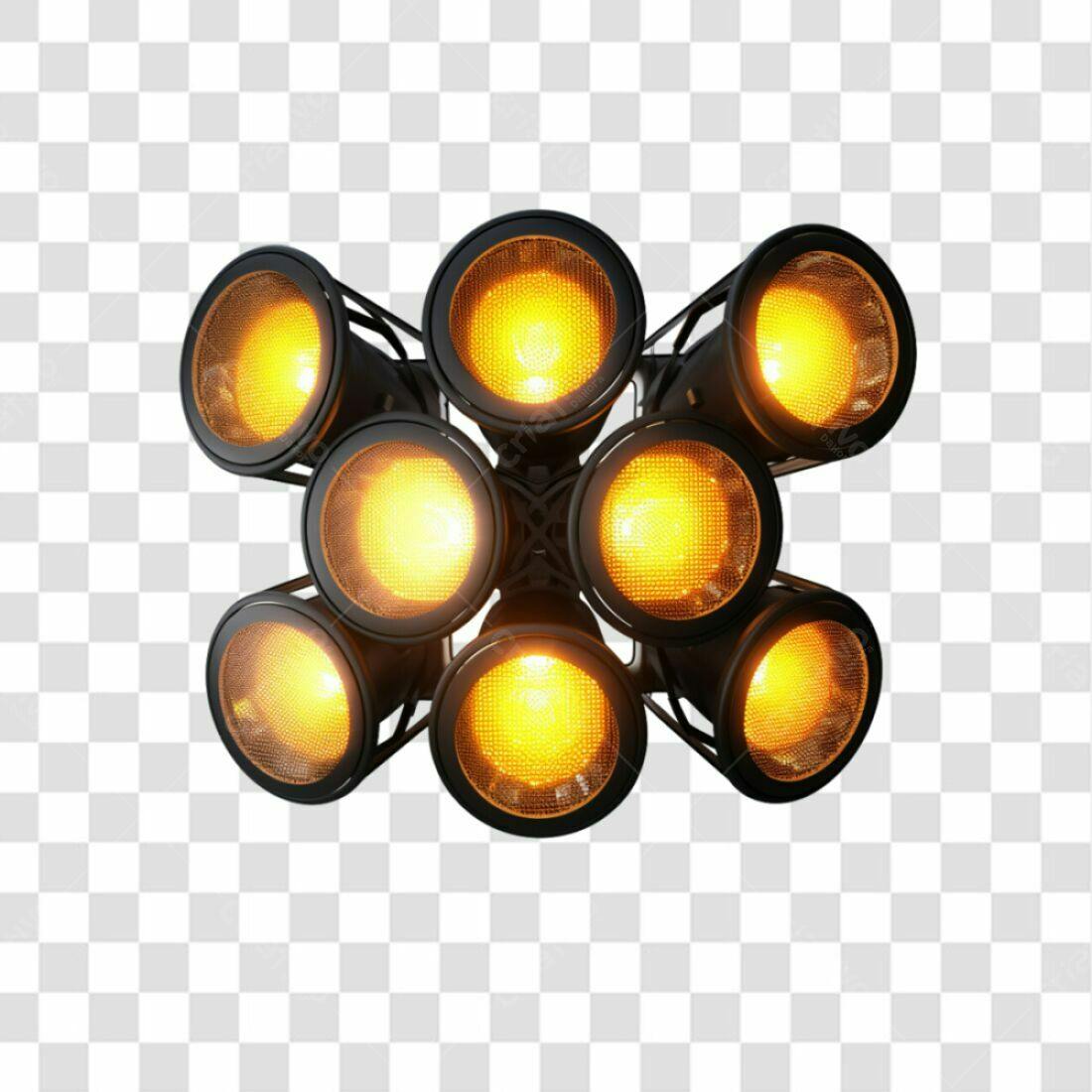 Icone Luzes de Palco PNG com fundo transparente