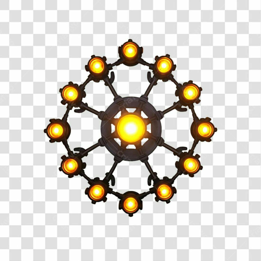 Icone Luminária Industrial PNG com fundo transparente