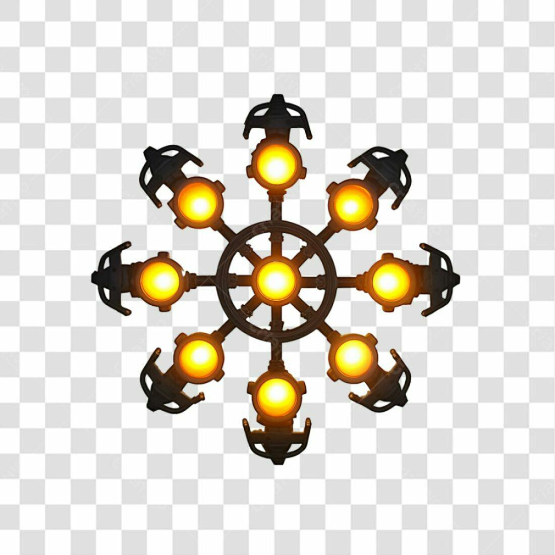 Icone Luminária Industrial PNG com fundo transparente