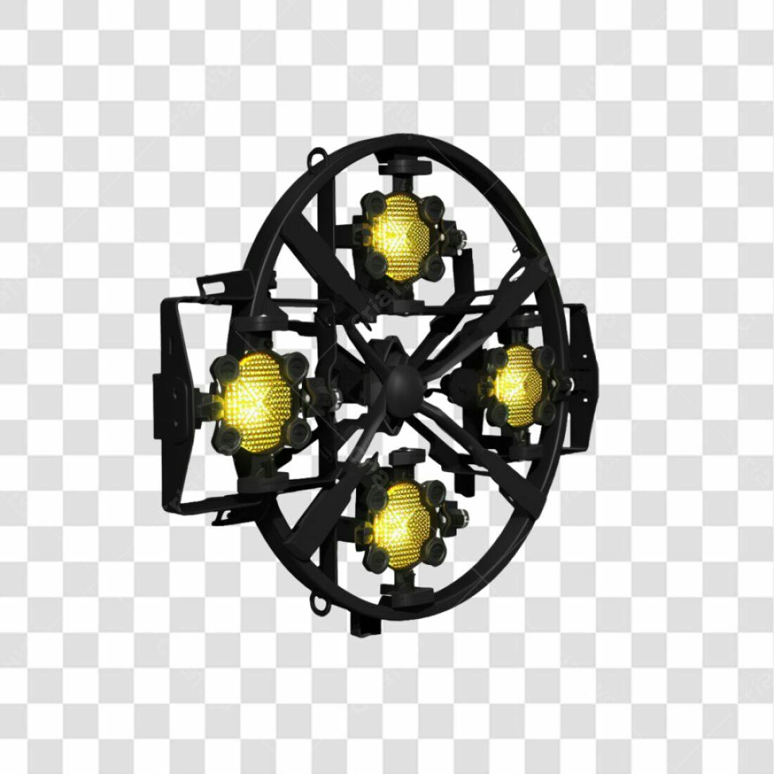 Icone Tecnologia Luzes Amarelas PNG com fundo transparente