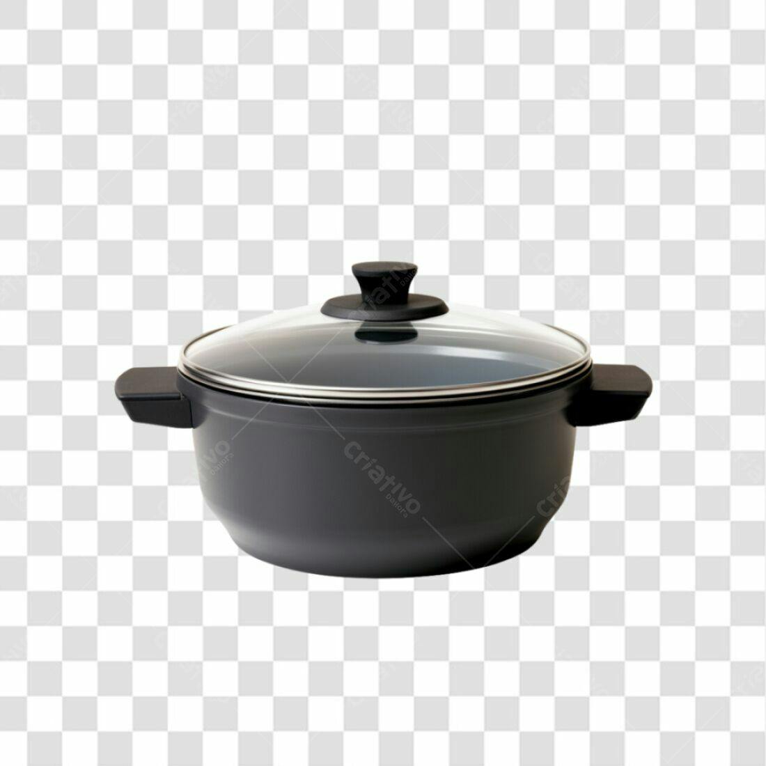 Icone de panela cinza PNG com fundo transparente