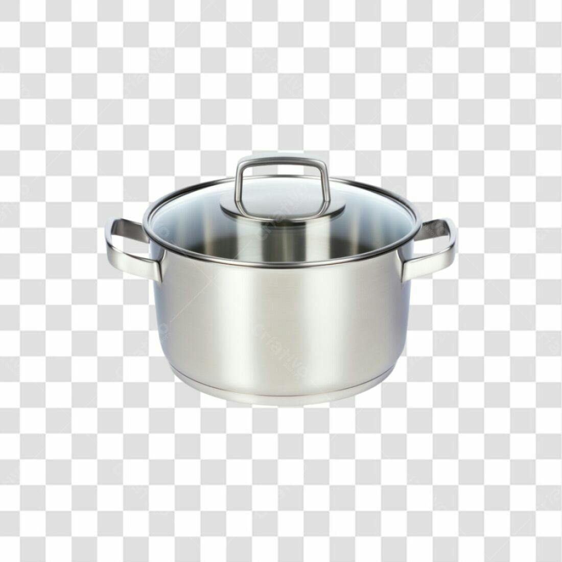 Icone Panela de Aço Inoxidável PNG com fundo transparente
