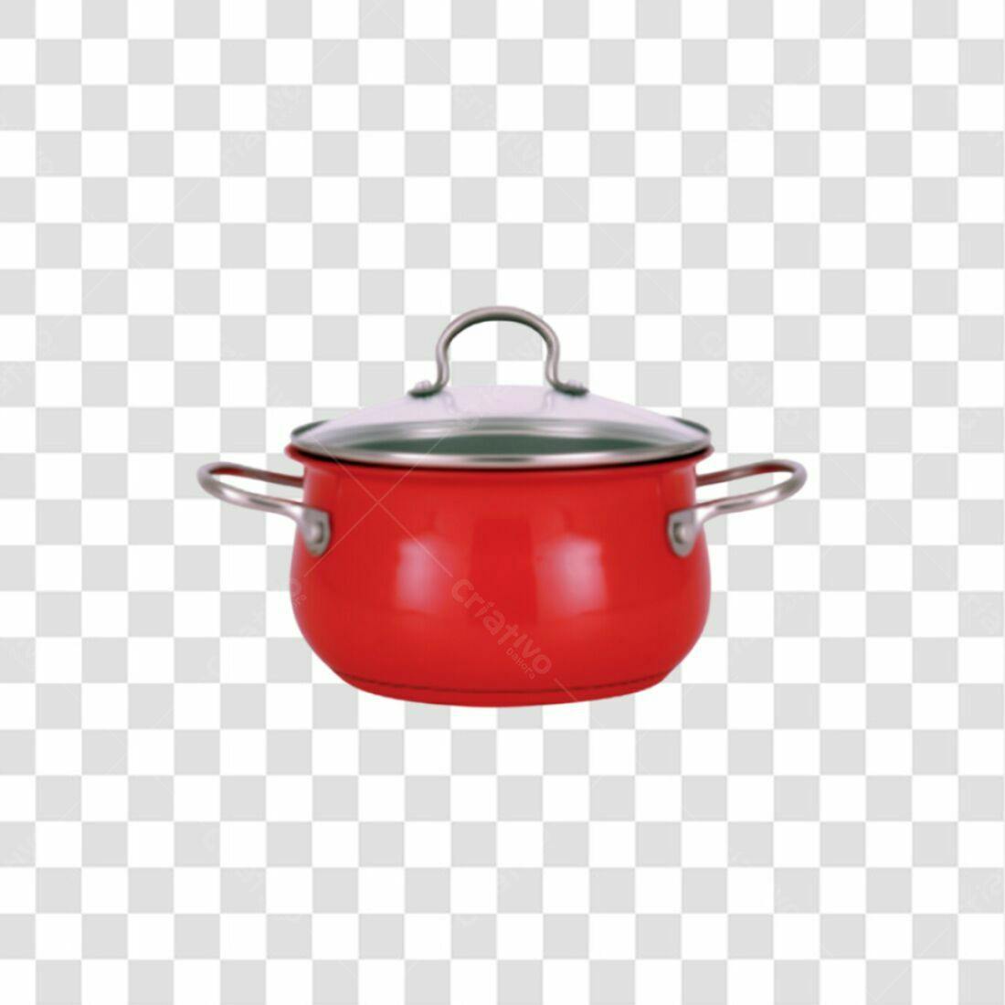 Icone Panela Vermelha PNG com fundo transparente