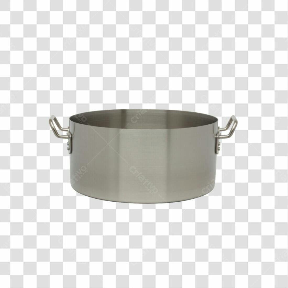 Icone Panela de Aço Inox PNG com fundo transparente