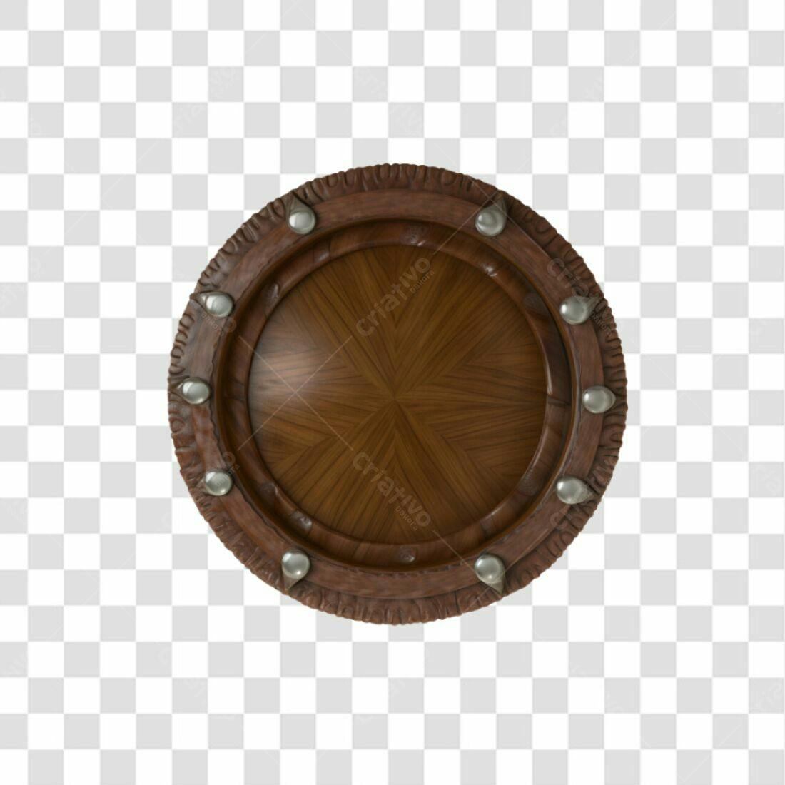 Selo Madeira Marrom Escuro PNG com fundo transparente