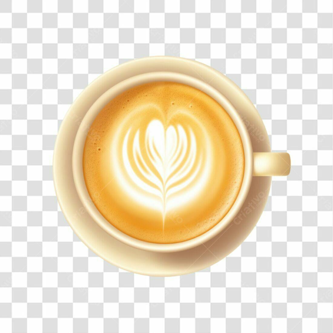 Icone Café Cappuccino PNG com fundo transparente