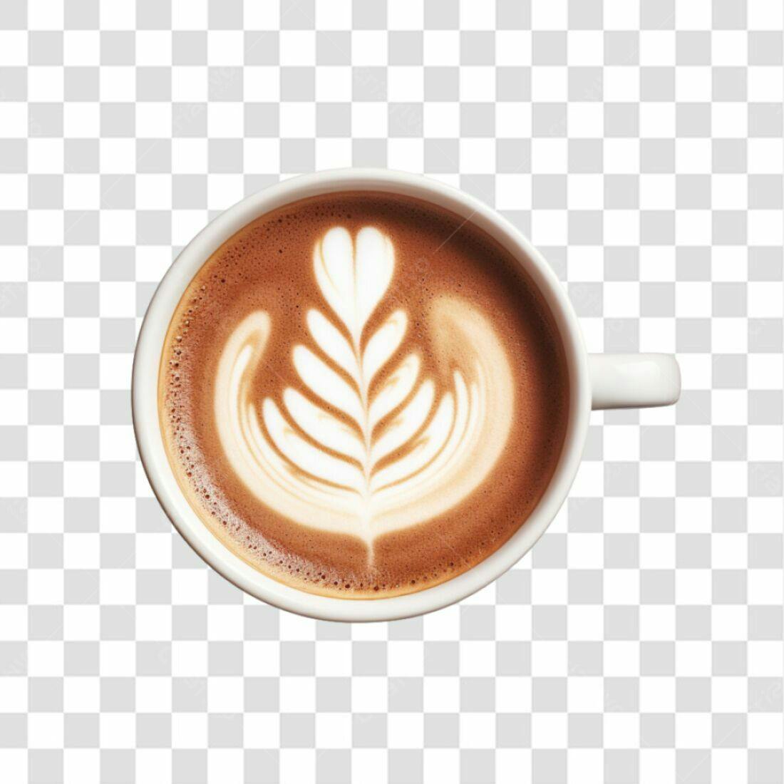 Icone Café Latte PNG com fundo transparente