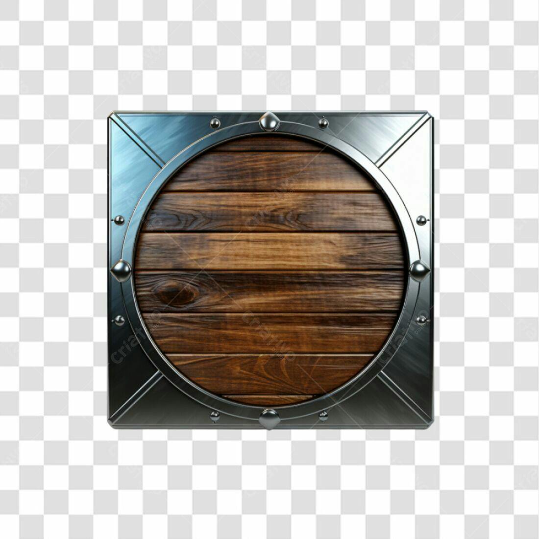 Icone Madeira e Metal PNG com fundo transparente
