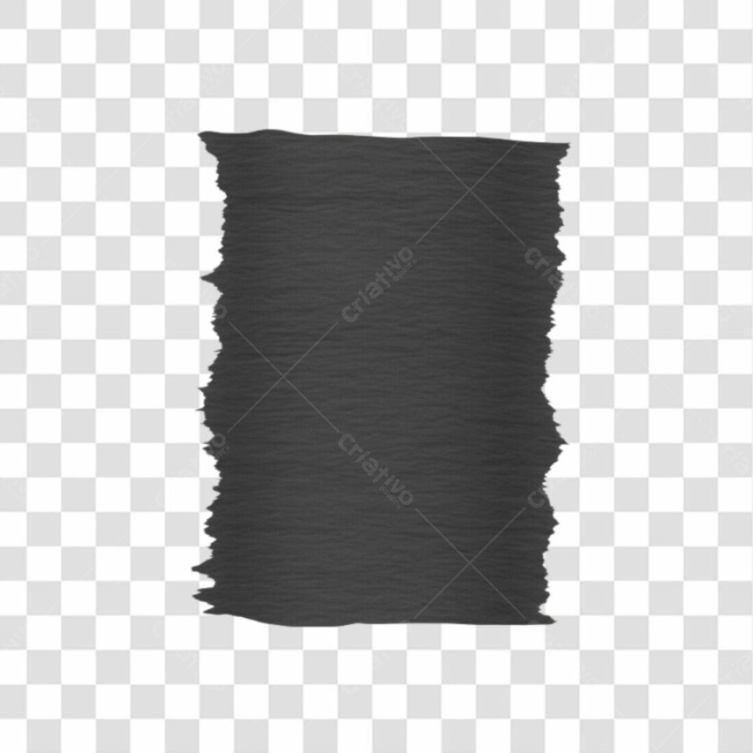 Fita Adesiva Preta PNG com fundo transparente