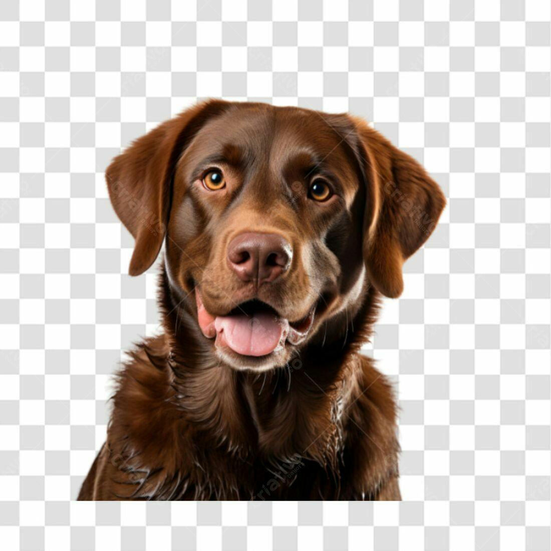 Imagem Cachorro Labrador Marrom PNG com fundo transparente