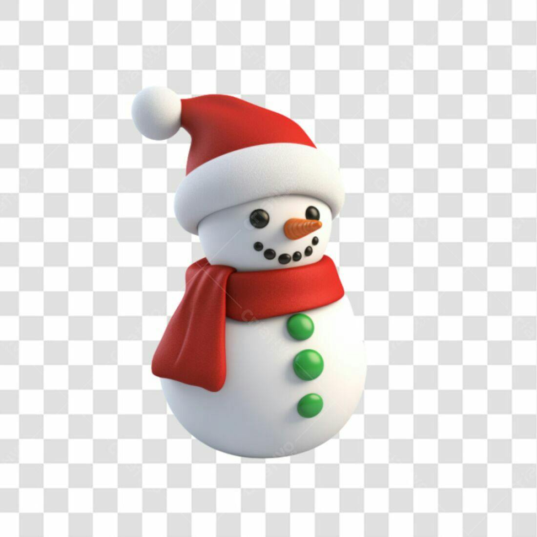 Icone Boneco de Neve Natal PNG com fundo transparente