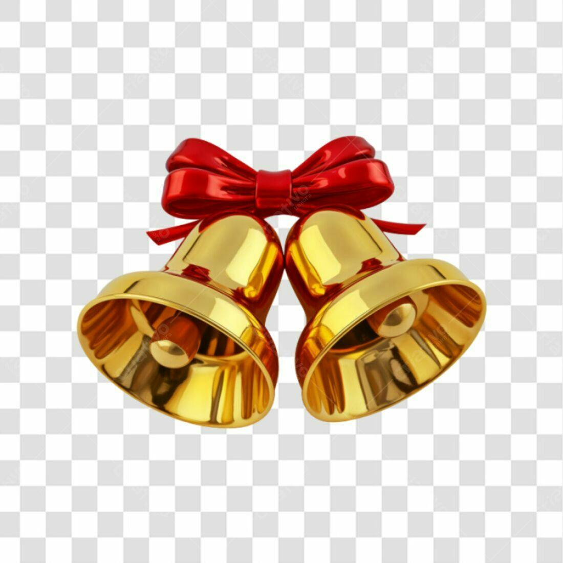 Icone Natal Sino Dourado PNG com fundo transparente