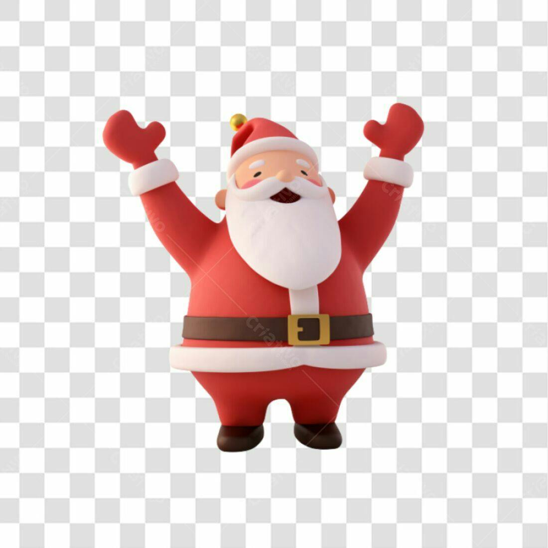 Icone Papai Noel Natal PNG com fundo transparente