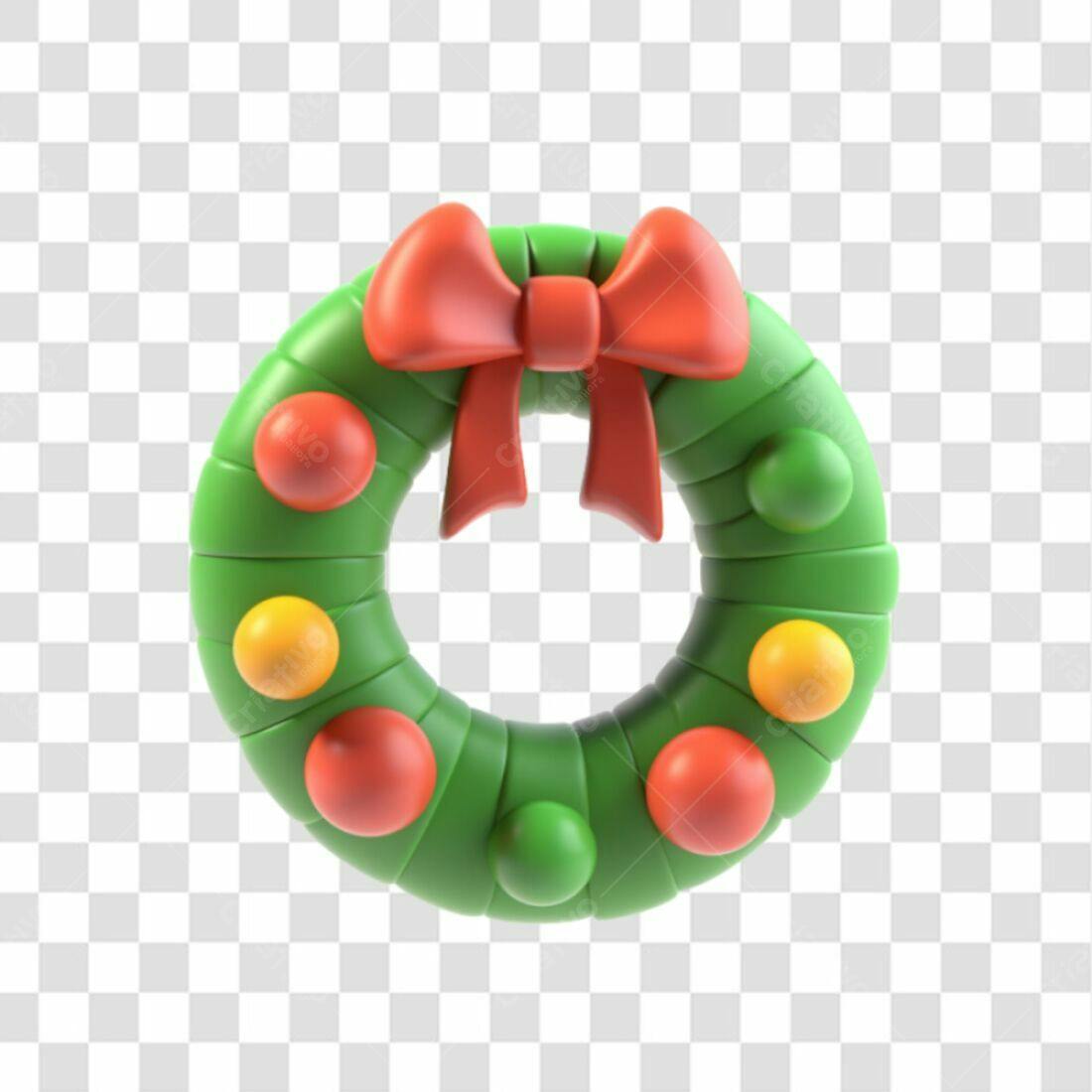Icone Natalino Guirlanda PNG com fundo transparente