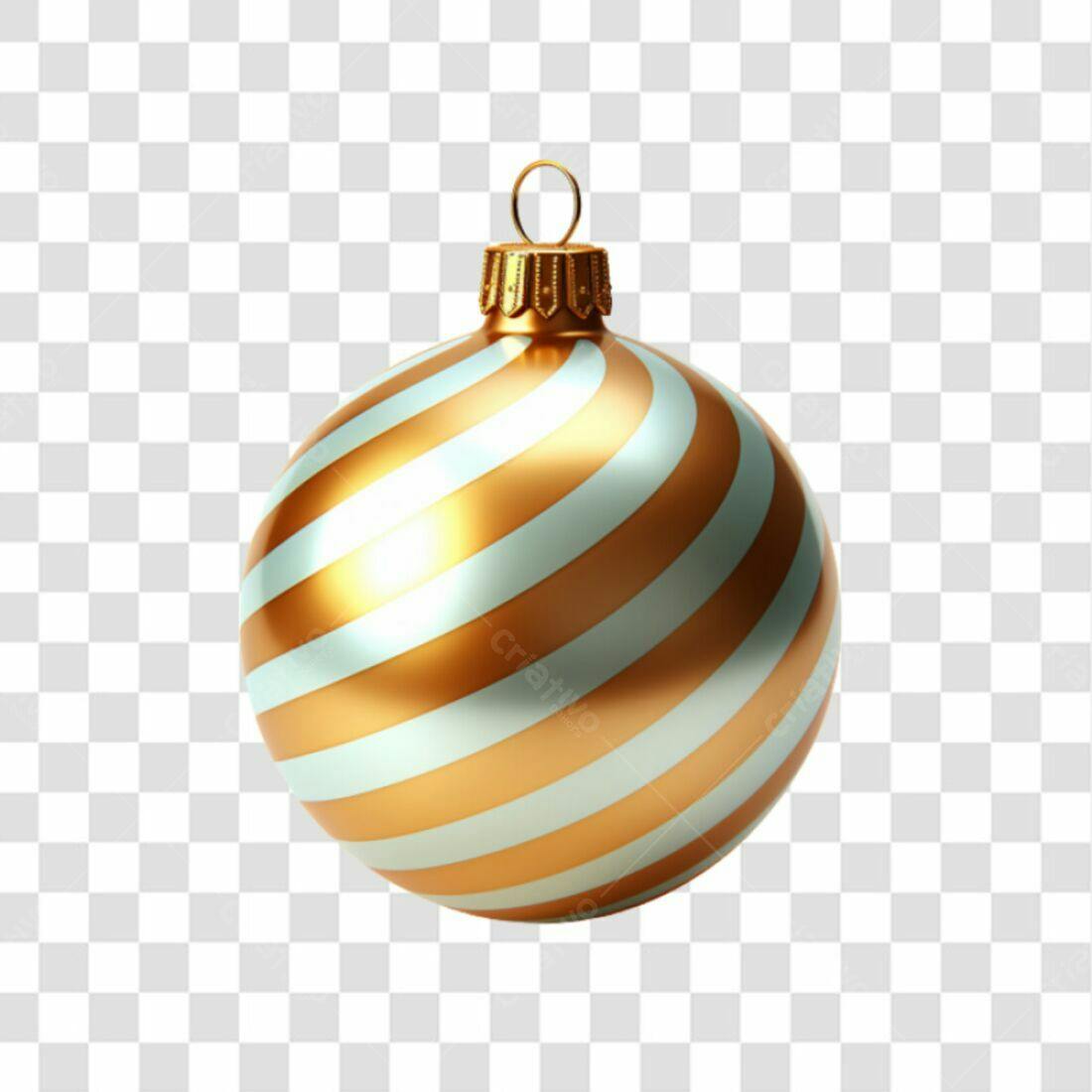 Enfeite de Natal PNG com fundo transparente
