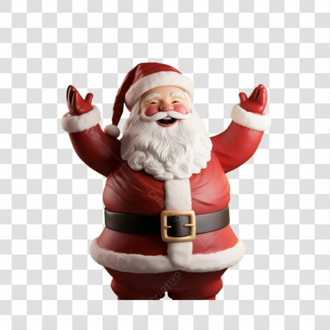 Icone Papai Noel Natal PNG com fundo transparente