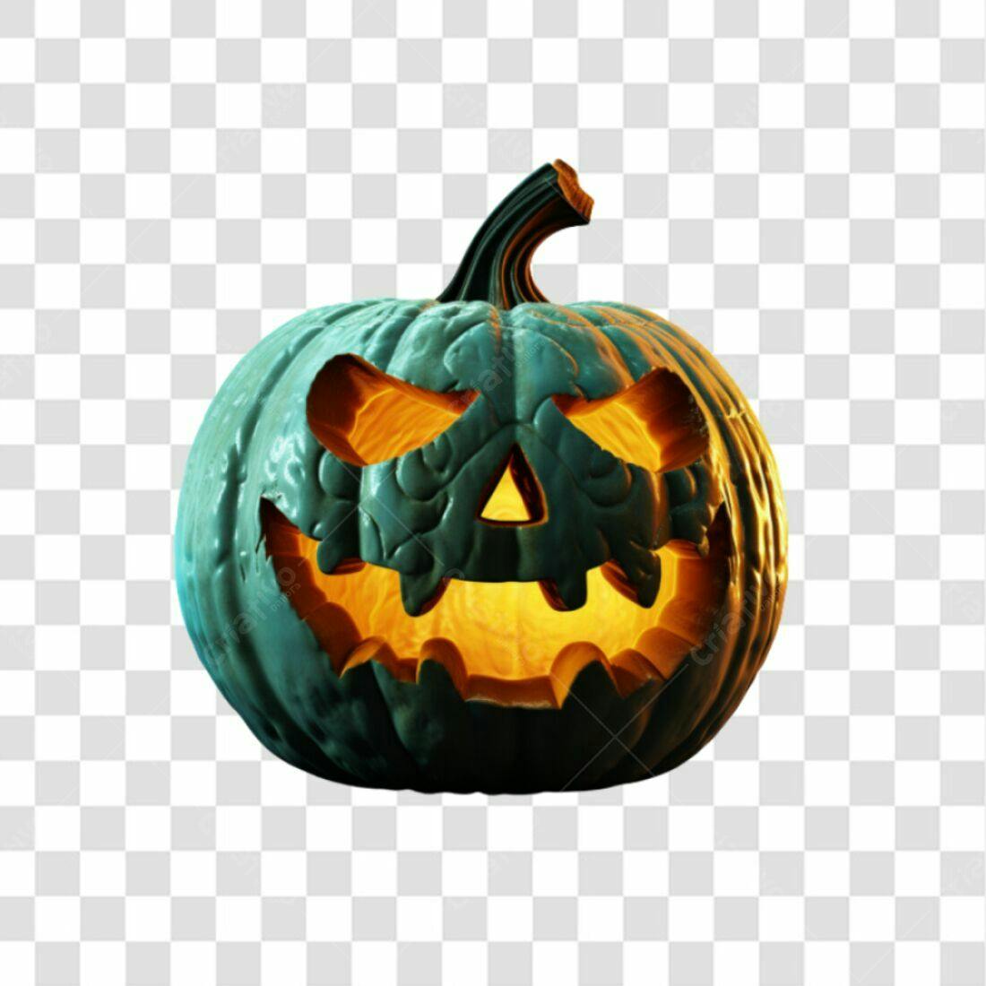 Icone Abóbora Halloween PNG com fundo transparente