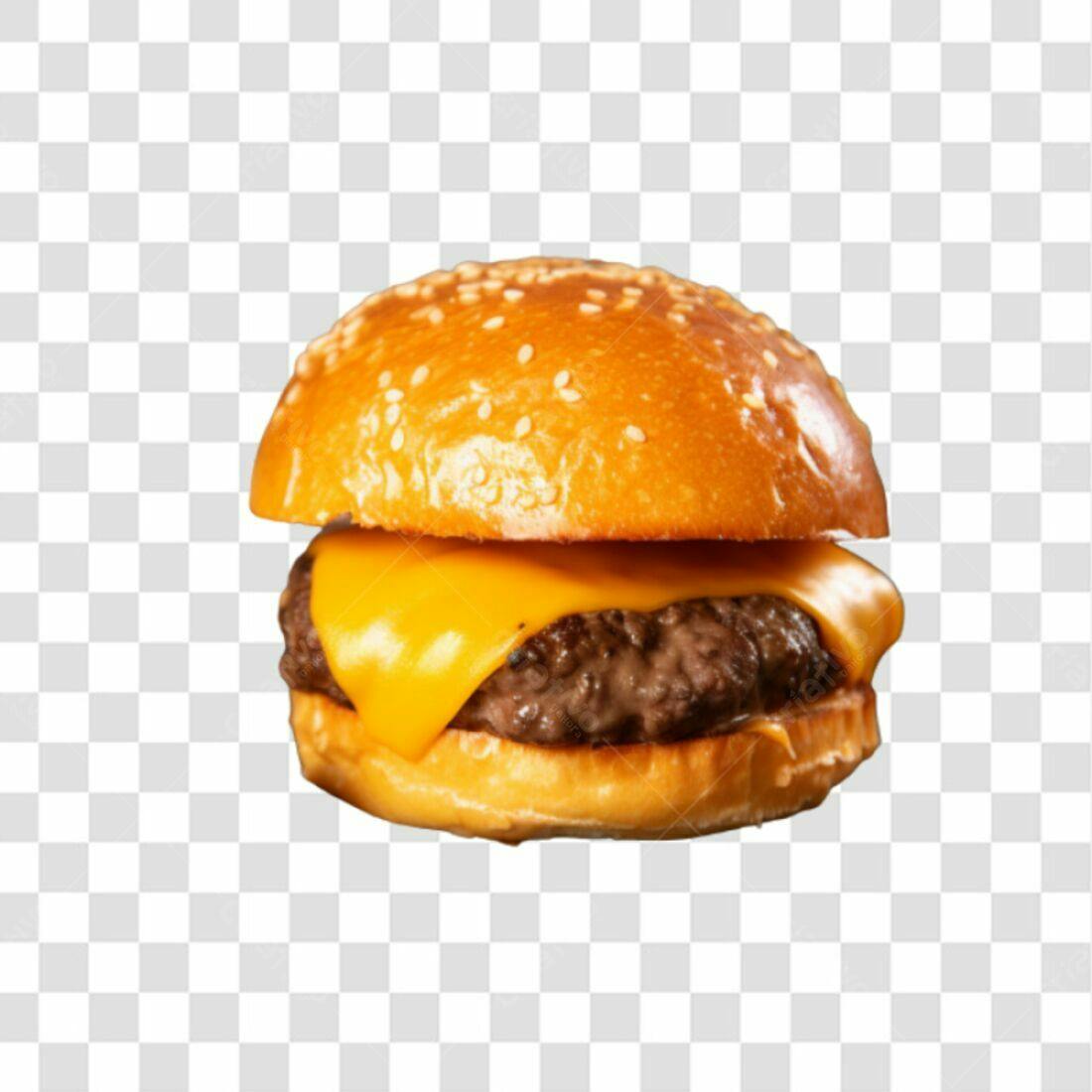 Icone Hamburguer Queijo PNG com fundo transparente