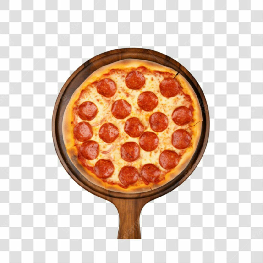 Imagem Pizza Pepperoni PNG com fundo transparente