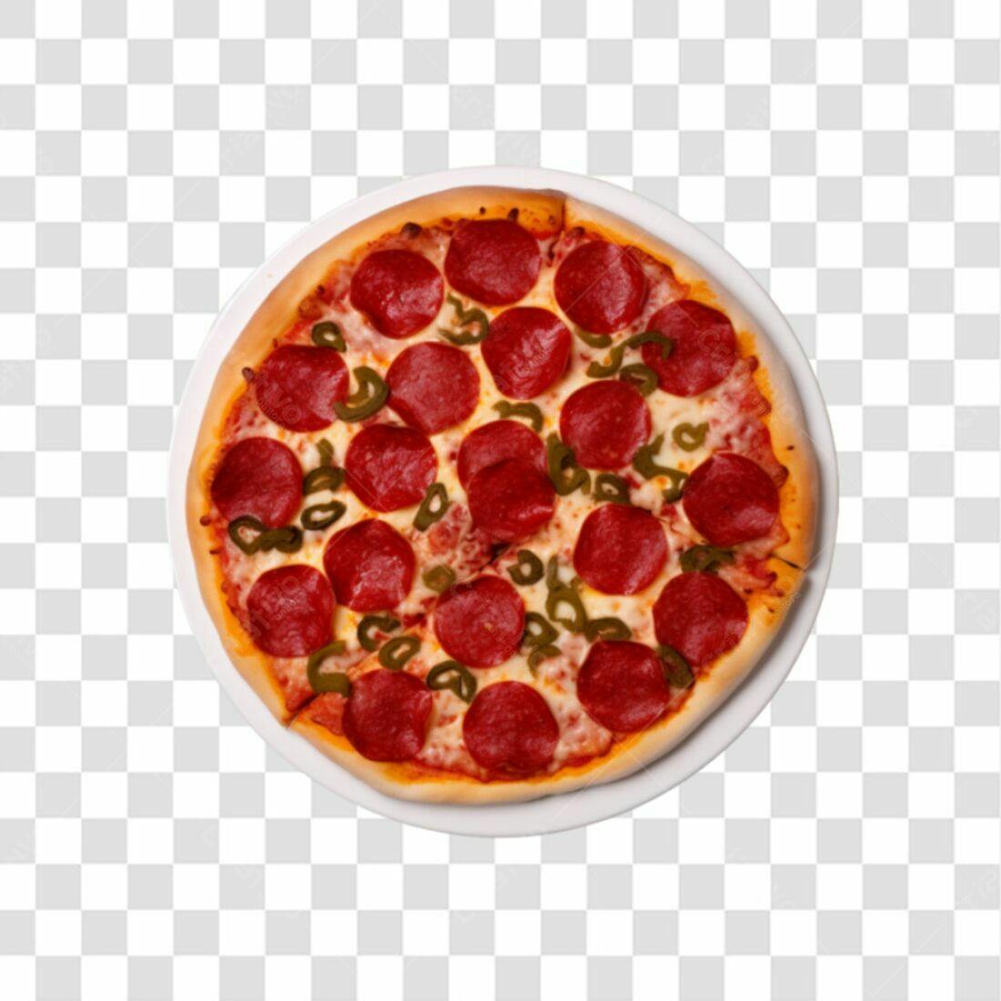 Imagem Pizza Pepperoni PNG com fundo transparente