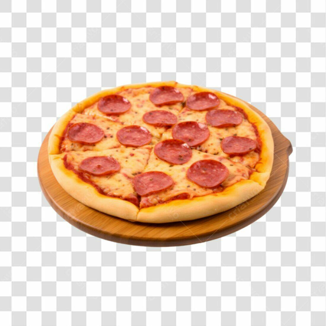 Imagem Pizza Pepperoni PNG com fundo transparente