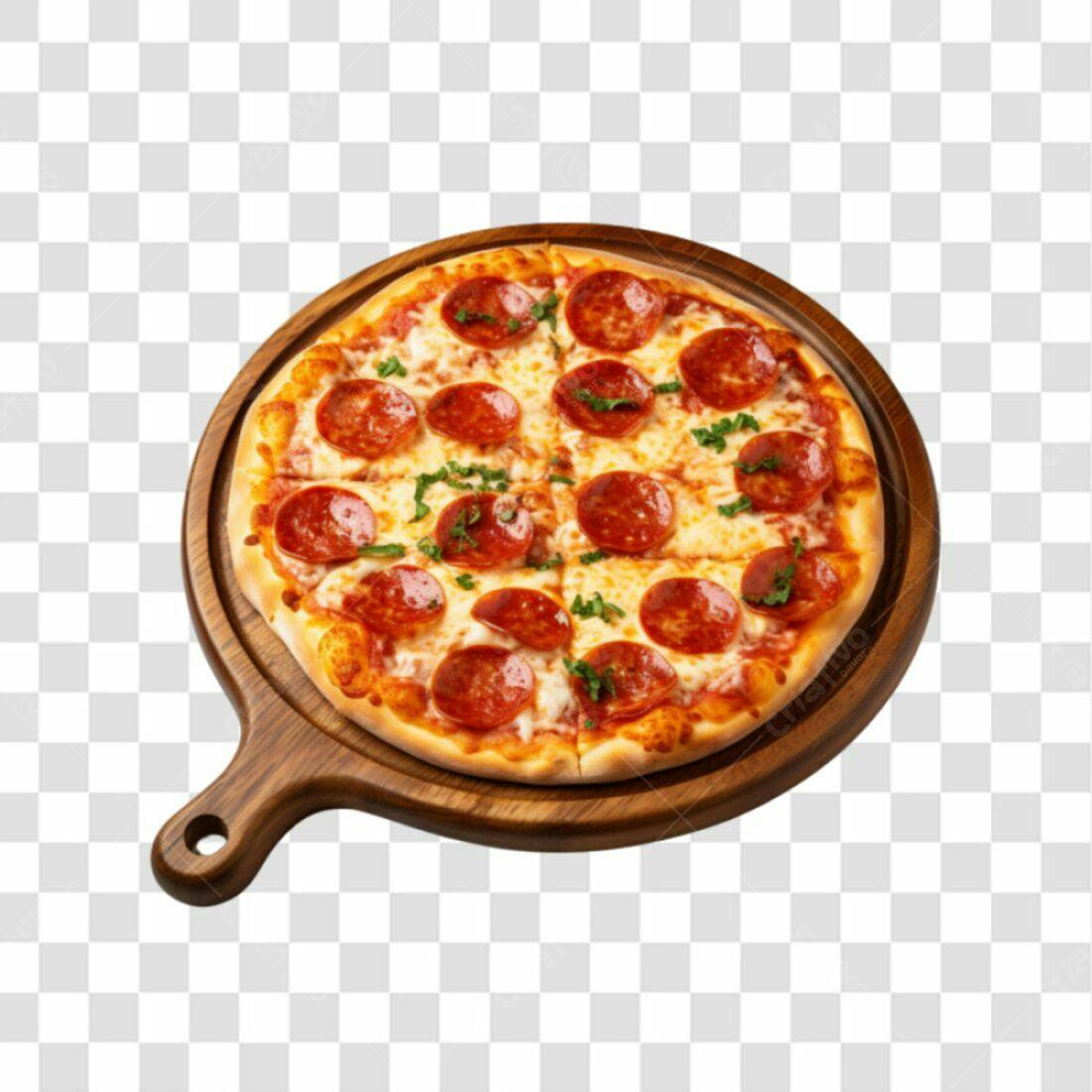 Imagem Pizza Pepperoni PNG com fundo transparente