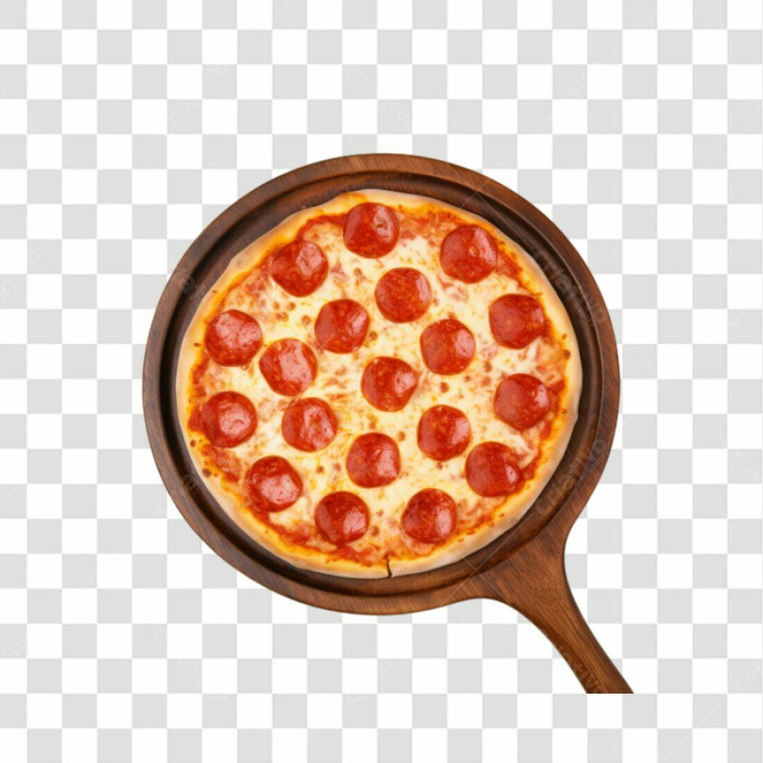 Imagem Pizza Pepperoni PNG com fundo transparente
