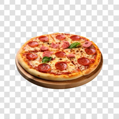 Baixe De Graça Pizza Pepperoni Em Alta Qualidade Png Transparente