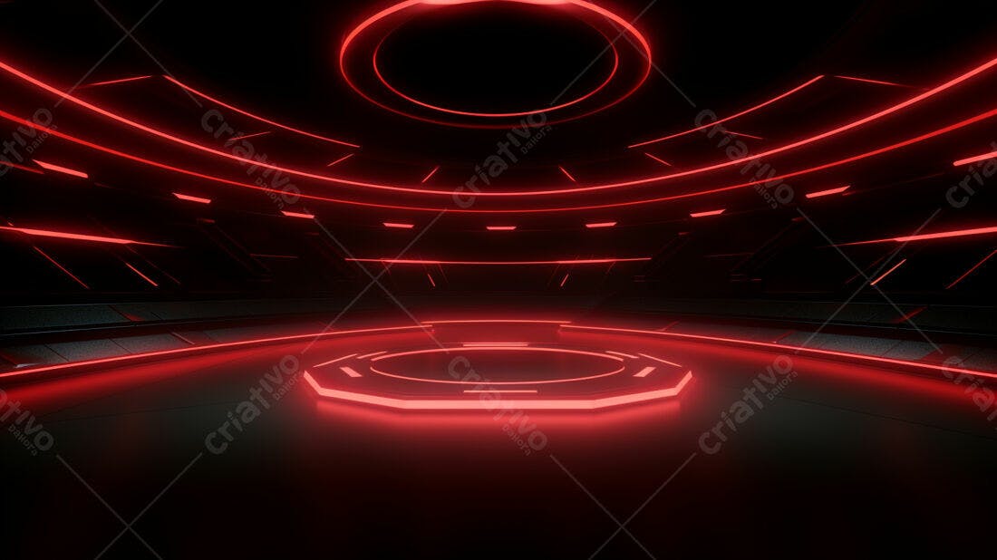 Textura Neon Vermelha para Fundo Gamer