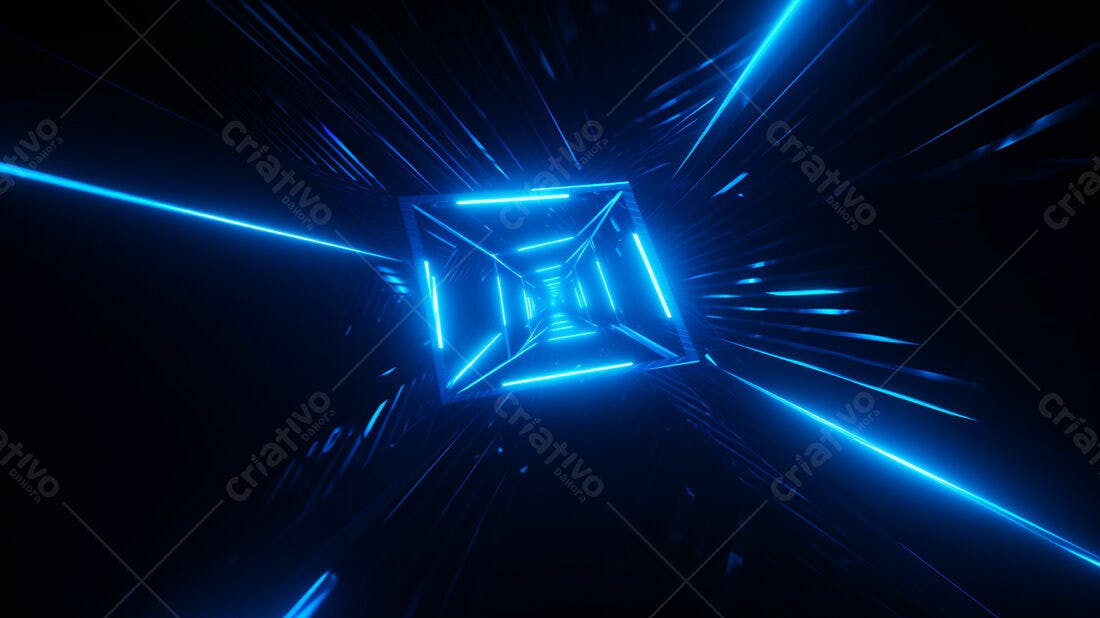 Textura Néon Azul para Fundo Cyberpunk