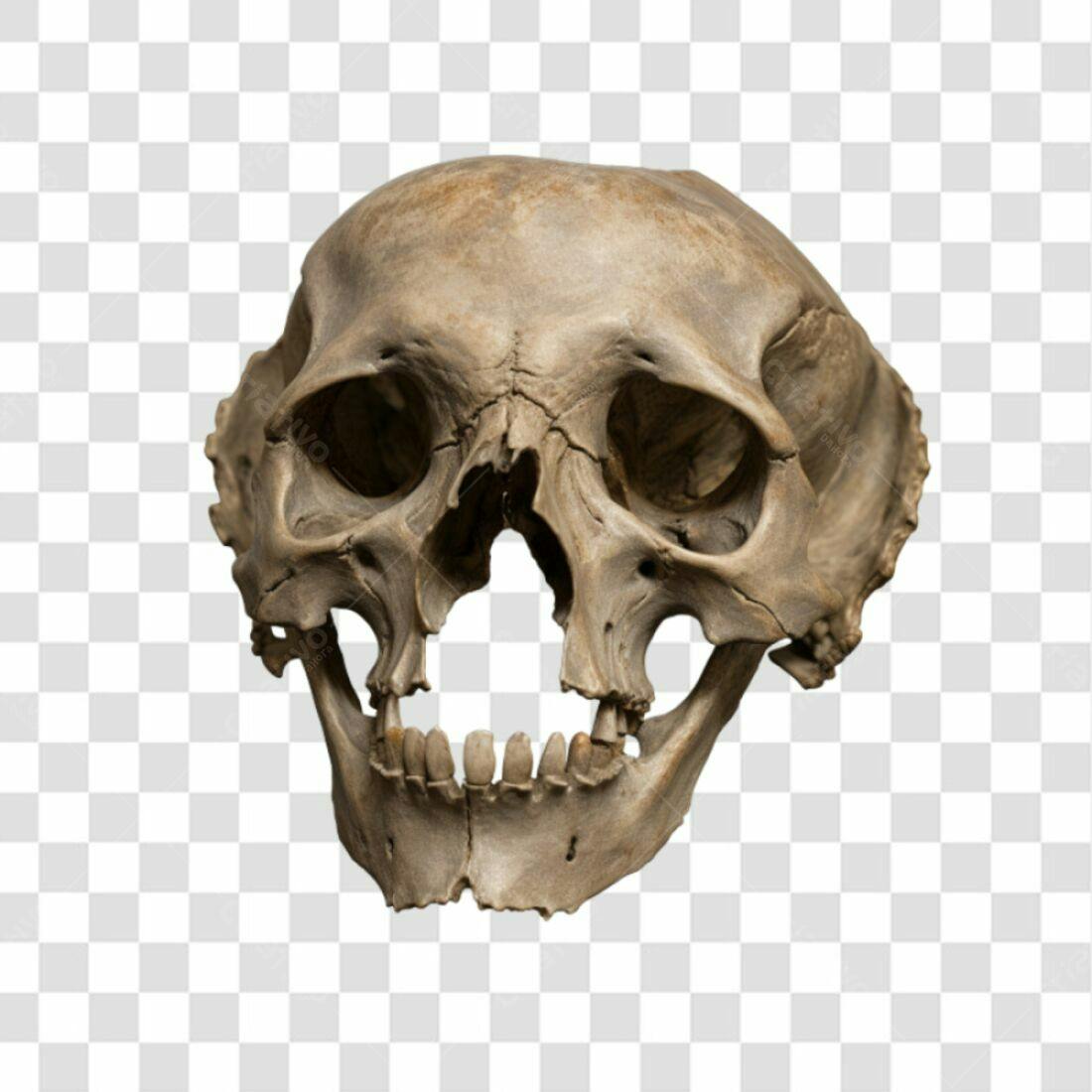 Icone Caveira PNG com fundo transparente