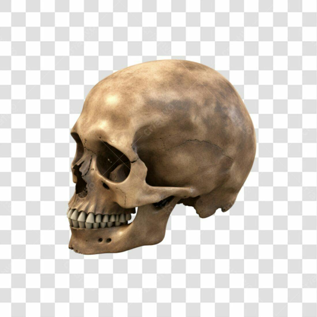 Icone Caveira PNG com fundo transparente