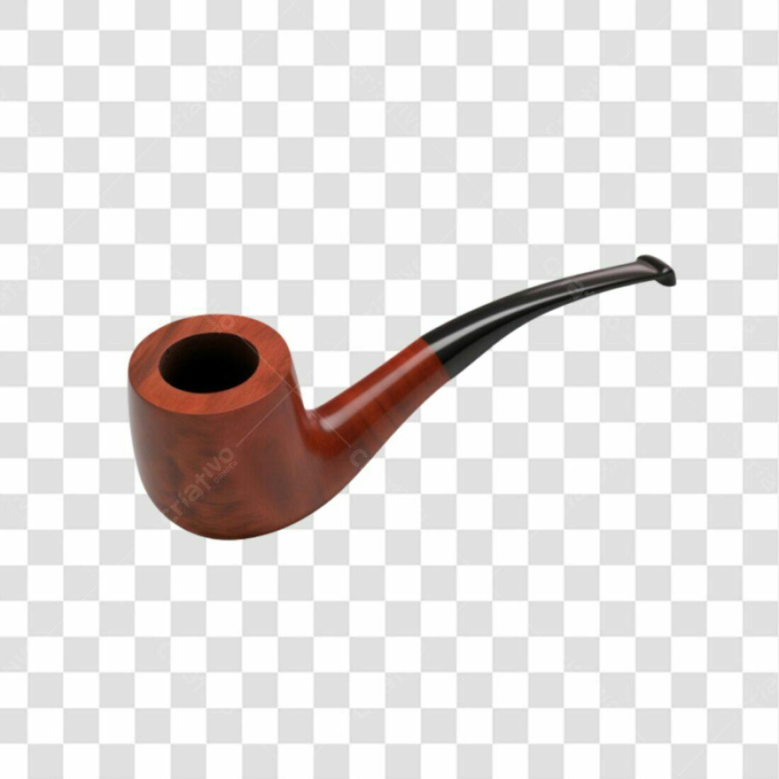Icone cachimbo madeira PNG com fundo transparente