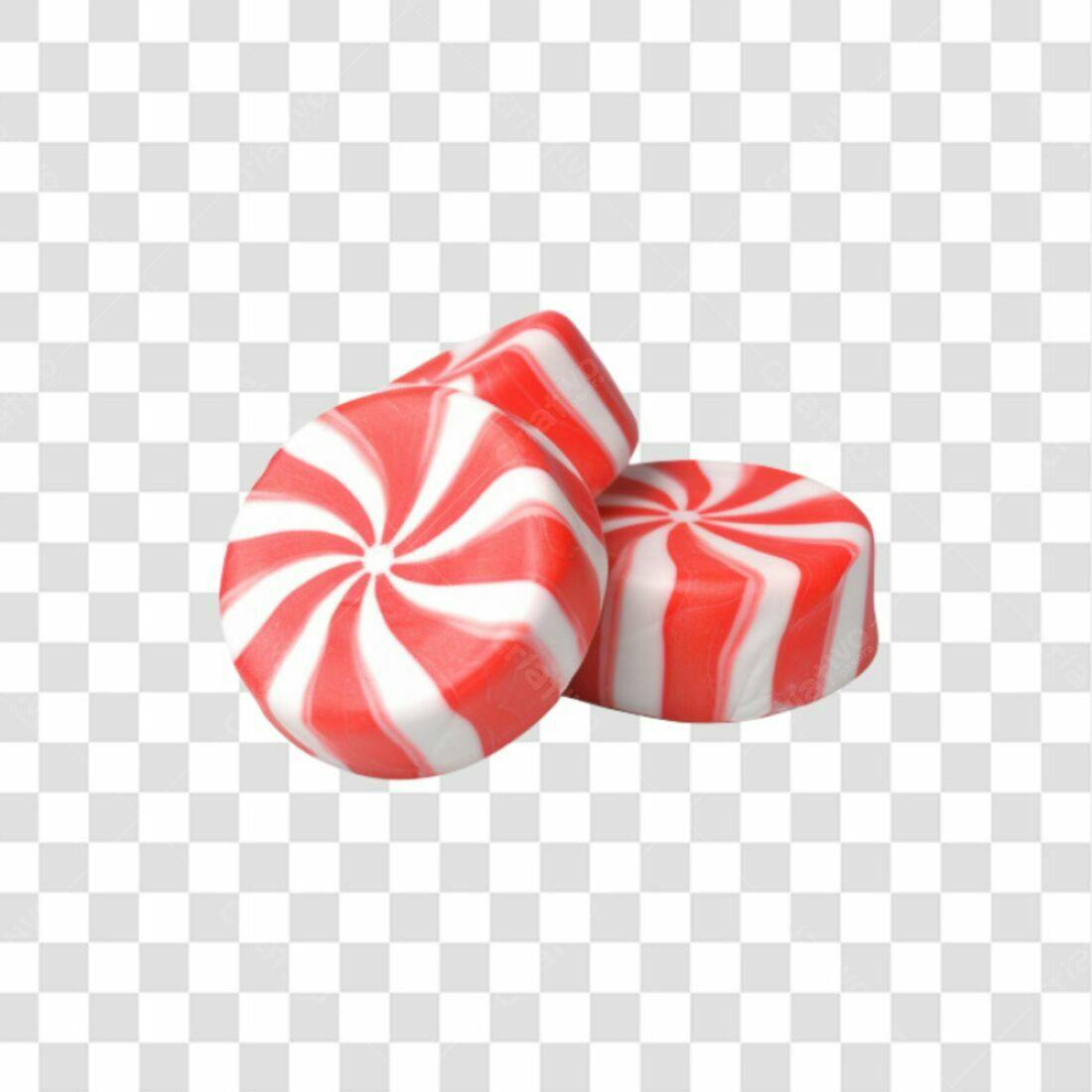 Icone Doces Vermelhos e Brancos PNG com fundo transparente