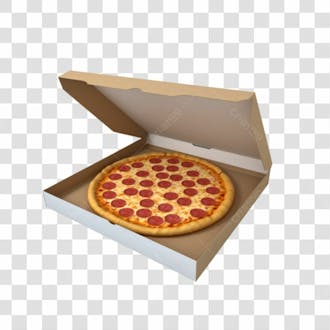 Baixe de graça pizza ilustração na caixa png transparente