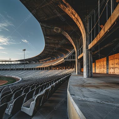 Imagem de estadio de futebol para composição