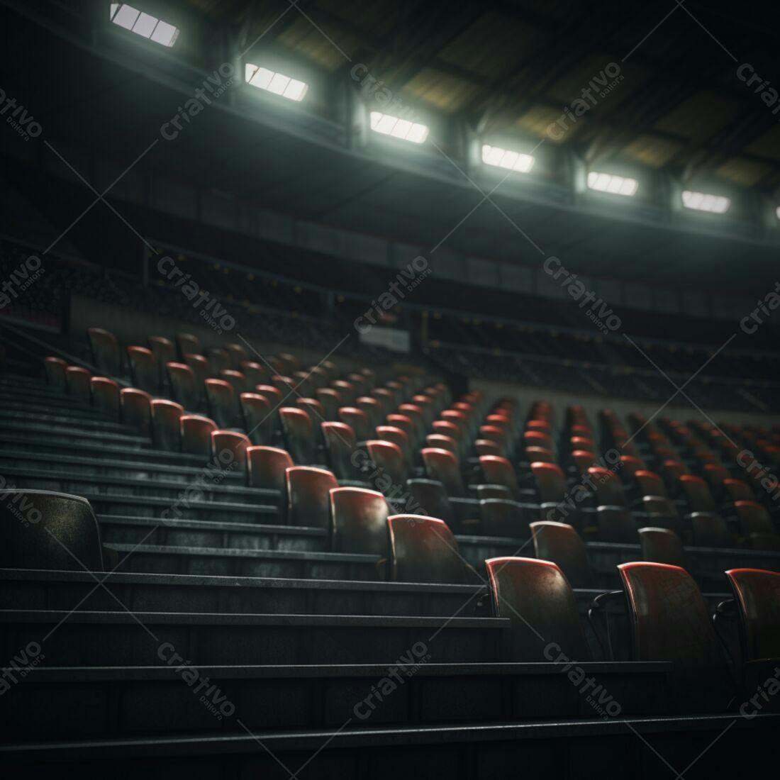 Assentos vazios em estádio