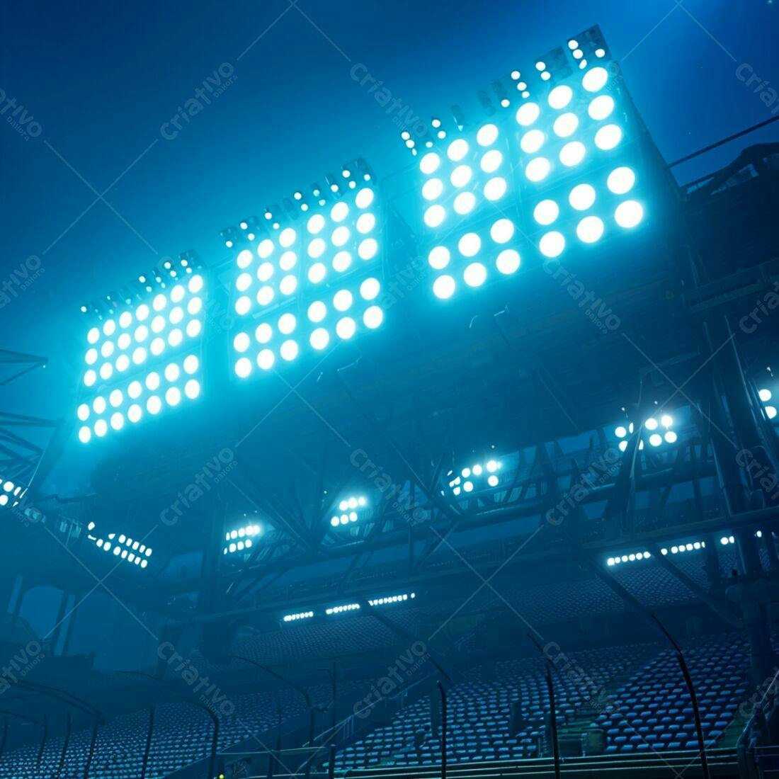 Iluminação de Estádio Noturno