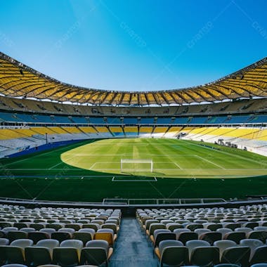 Imagem de estadio de futebol para composição