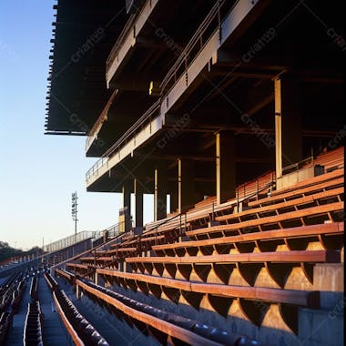 Imagem de estadio de futebol para composição