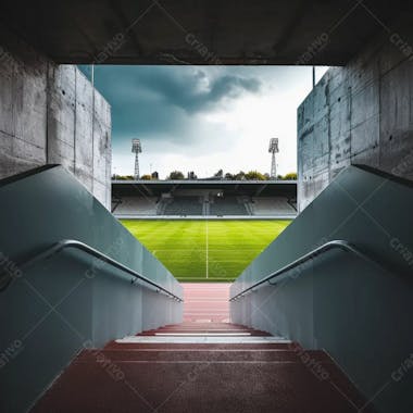 Imagem de estadio de futebol para composição