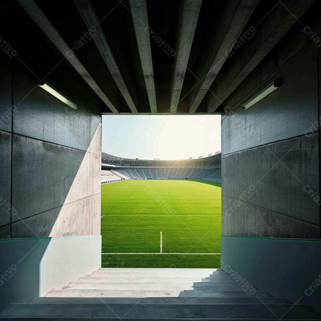 Campo de Futebol Vista do Túnel
