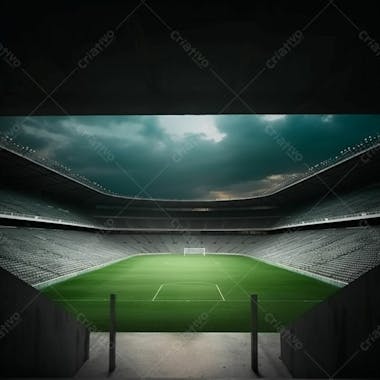 Imagem de estadio de futebol para composição