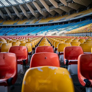 Imagem de estadio de futebol para composição