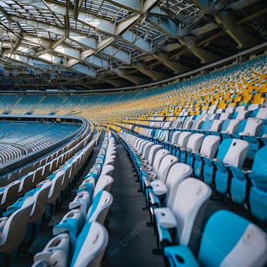 Imagem de estadio de futebol para composição