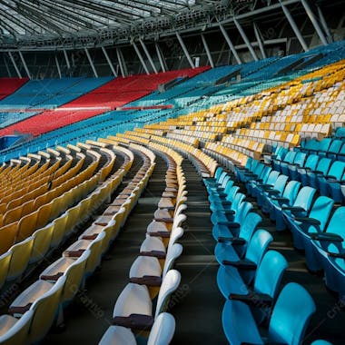 Imagem de estadio de futebol para composição